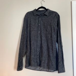 Grey COS Button Down